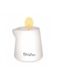 Массажная свеча с ароматом амбры - 130 гр. - Shiatsu - купить с доставкой во Владивостоке