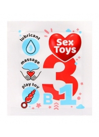 Гель-лубрикант на водной основе Sex Toys - 4 гр. - Биоритм - купить с доставкой во Владивостоке