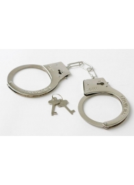Серебристые наручники с ключиками - Сима-Ленд - купить с доставкой во Владивостоке