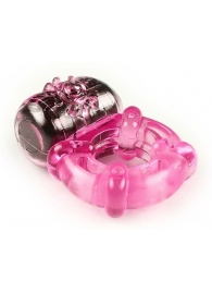 Розовое эрекционное кольцо c вибропулей - Brazzers - во Владивостоке купить с доставкой