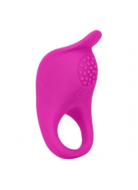 Ярко-розовое эрекционное виброкольцо Silicone Rechargeable Teasing Enhancer - California Exotic Novelties - во Владивостоке купить с доставкой