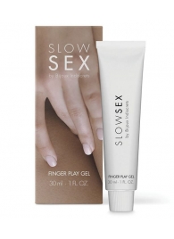 Гель для мастурбации с ароматом кокоса Slow Sex Finger Play Gel - 30 мл. - Bijoux Indiscrets - купить с доставкой во Владивостоке