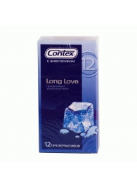 Презервативы с продлевающей смазкой Contex Long Love - 12 шт. - Contex - купить с доставкой #SOTBIT_REGIONS_UF_V_REGION_NAME#