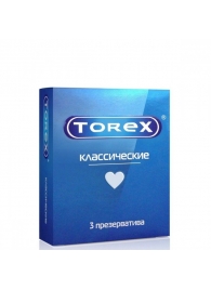 Гладкие презервативы Torex  Классические  - 3 шт. - Torex - купить с доставкой во Владивостоке