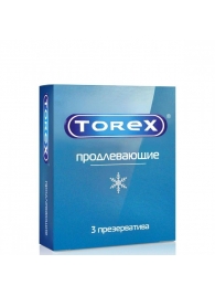Презервативы Torex  Продлевающие  с пролонгирующим эффектом - 3 шт. - Torex - купить с доставкой во Владивостоке