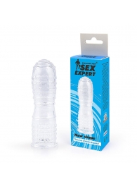 Закрытая круглая прозрачная насадка на пенис - 13 см. - Sex Expert - во Владивостоке купить с доставкой