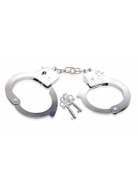 Металлические наручники Beginner s Metal Cuffs - Pipedream - купить с доставкой во Владивостоке