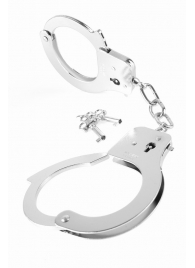 Металлические серебристые наручники Designer Metal Handcuffs - Pipedream - купить с доставкой во Владивостоке