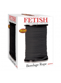 Черная веревка для связывания Bondage Rope - 60,9 м. - Pipedream - купить с доставкой во Владивостоке