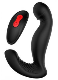 Черный вибромассажер простаты SWIRLING P-PLEASER - Dream Toys - во Владивостоке купить с доставкой