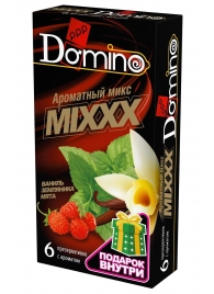 Ароматизированные презервативы DOMINO  Ароматный микс  - 6 шт. - Domino - купить с доставкой во Владивостоке