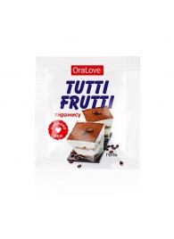 Пробник гель-смазки Tutti-frutti со вкусом тирамису - 4 гр. - Биоритм - купить с доставкой во Владивостоке