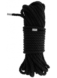 Черная веревка для бондажа BONDAGE ROPE - 10 м. - Dream Toys - купить с доставкой во Владивостоке