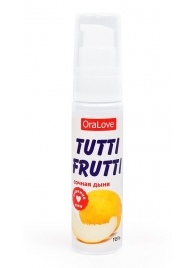 Гель-смазка Tutti-frutti со вкусом сочной дыни - 30 гр. - Биоритм - купить с доставкой во Владивостоке