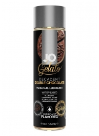 Лубрикант с ароматом шоколада JO GELATO DECADENT DOUBLE CHOCOLATE - 120 мл. - System JO - купить с доставкой во Владивостоке