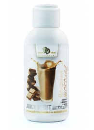 Интимный гель-смазка JUICY FRUIT с ароматом молочного шоколада - 100 мл. - БиоМед - купить с доставкой во Владивостоке