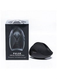 Черный инновационный мужской вибратор PULSE SOLO ESSENTIAL - Hot Octopuss - во Владивостоке купить с доставкой