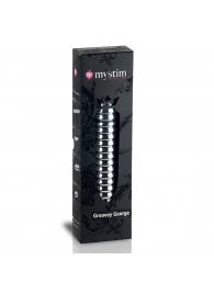 Рельефный фаллос для интенсивного электросекса Groovey George - 20 см. - MyStim - купить с доставкой во Владивостоке