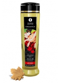 Массажное масло с ароматом кленового сиропа Organica Maple Delight - 240 мл. - Shunga - купить с доставкой во Владивостоке