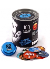 Ультратонкие презервативы в кейсе MAXUS So Much Sex - 100 шт. - Maxus - купить с доставкой во Владивостоке