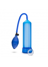 Синяя ручная вакуумная помпа Male Enhancement Pump - Blush Novelties - во Владивостоке купить с доставкой
