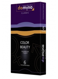 Разноцветные презервативы DOMINO Colour Beauty - 6 шт. - Domino - купить с доставкой во Владивостоке