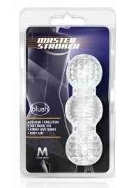 Прозрачный фигурный мастурбатор Master Stroker - Blush Novelties - во Владивостоке купить с доставкой