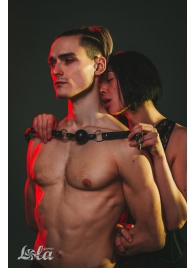 Черный кляп Love Addict на замочке - Lola Games - купить с доставкой во Владивостоке