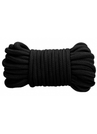 Черная веревка для связывания Thick Bondage Rope -10 м. - Shots Media BV - купить с доставкой во Владивостоке