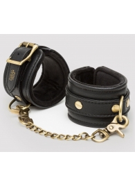 Черные наручники Bound to You Faux Leather Wrist Cuffs - Fifty Shades of Grey - купить с доставкой во Владивостоке