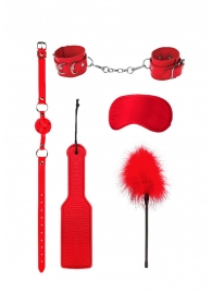 Красный игровой набор БДСМ Introductory Bondage Kit №4 - Shots Media BV - купить с доставкой во Владивостоке