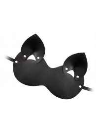 Закрытая черная маска  Кошка - Штучки-дрючки - купить с доставкой во Владивостоке