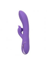 Фиолетовый вибромассажер Inflatable G-Flutter с функцией расширения - 21 см. - California Exotic Novelties