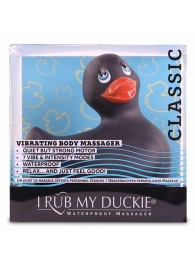 Черный вибратор-уточка I Rub My Duckie 2.0 - Big Teaze Toys - купить с доставкой во Владивостоке