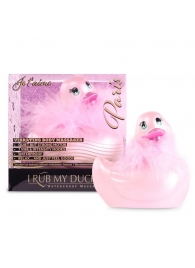 Розовый вибратор-уточка I Rub My Duckie 2.0 Paris - Big Teaze Toys - купить с доставкой во Владивостоке