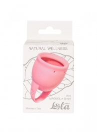 Розовая менструальная чаша Magnolia - 15 мл. - Lola Games - купить с доставкой во Владивостоке