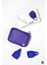Набор из 2 синих менструальных чаш Iris - Lola Games - купить с доставкой во Владивостоке