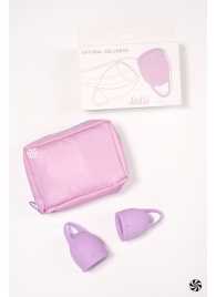 Набор из 2 сиреневых менструальных чаш Orchid - Lola Games - купить с доставкой во Владивостоке
