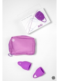Набор из 2 лиловых менструальных чаш Tulip - Lola Games - купить с доставкой во Владивостоке