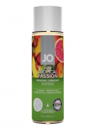 Лубрикант на водной основе с ароматом тропических фруктов JO Flavored Tropical Passion - 60 мл. - System JO - купить с доставкой во Владивостоке