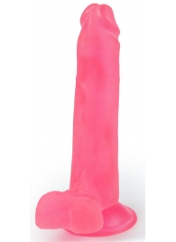 Розовый фаллоимитатор-реалистик на присоске - 16,5 см. - LOVETOY (А-Полимер)