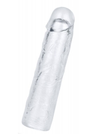 Прозрачная насадка-удлинитель Flawless Clear Penis Sleeve Add 2 - 19 см. - Lovetoy - во Владивостоке купить с доставкой