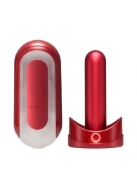 Красный мастурбатор Flip Zero Red   Warmer с подогревом - Tenga - во Владивостоке купить с доставкой