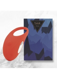 Красное кольцо с вибрацией Thor Cockring - FeelzToys - во Владивостоке купить с доставкой