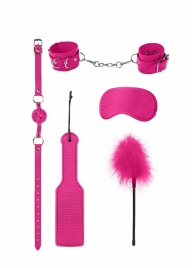 Розовый игровой набор БДСМ Introductory Bondage Kit №4 - Shots Media BV - купить с доставкой #SOTBIT_REGIONS_UF_V_REGION_NAME#