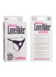 Трусы для страпона с универсальным креплением Universal Love Rider Luxe Harness - California Exotic Novelties - купить с доставкой во Владивостоке