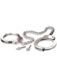Металлические наручники Metal Leg Cuffs - Pipedream - купить с доставкой во Владивостоке