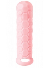 Розовый фаллоудлинитель Homme Long - 15,5 см. - Lola Games - во Владивостоке купить с доставкой