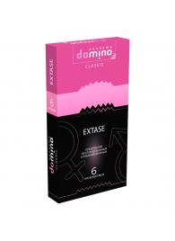 Презервативы с точками и рёбрышками DOMINO Classic Extase - 6 шт. - Domino - купить с доставкой во Владивостоке
