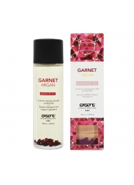 Органическое массажное масло GARNET ARGAN - 100 мл. - Exsens - купить с доставкой во Владивостоке